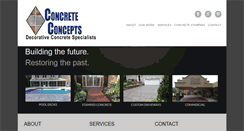 Desktop Screenshot of concreteconcepts.net