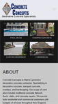 Mobile Screenshot of concreteconcepts.net